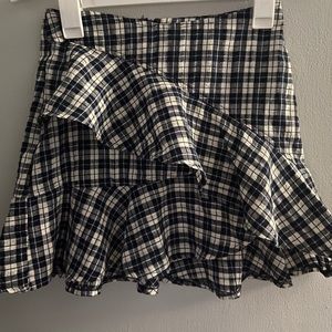 Plaid skirt